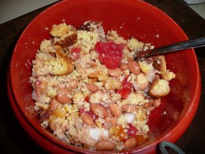 CORNBREAD SALAD in summer