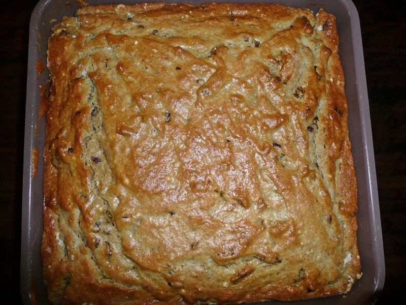 pan of persimmon bread